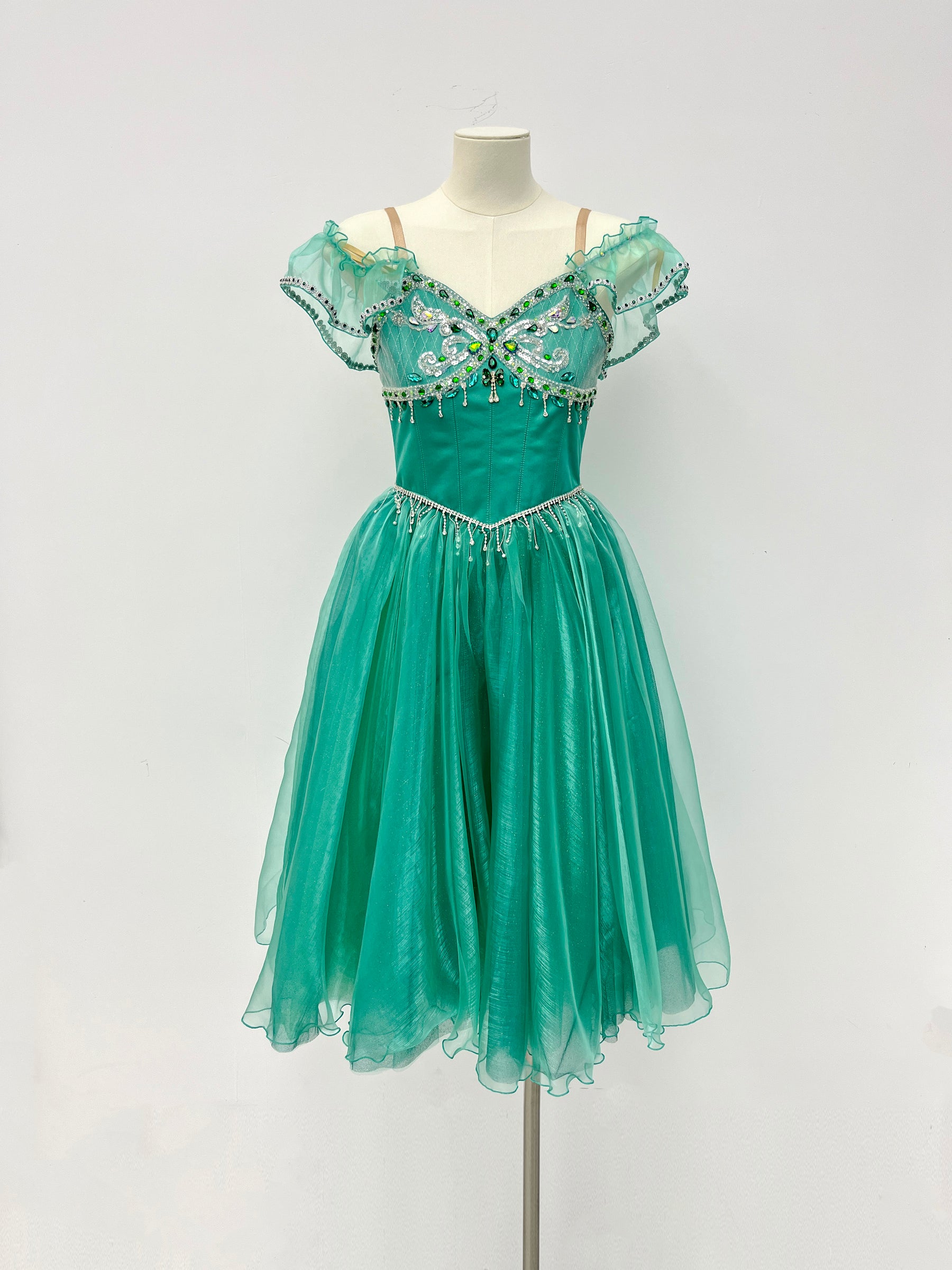 Emerald Jewel Romantic Ballet Dress