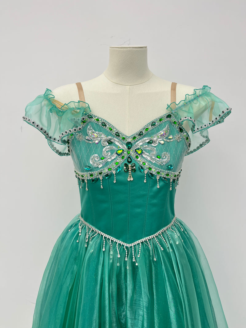 Emerald Jewel Romantic Ballet Dress