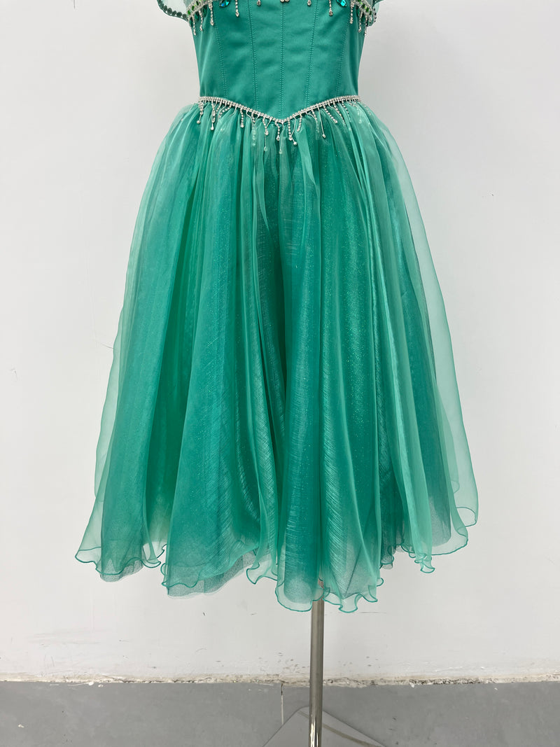 Emerald Jewel Romantic Ballet Dress