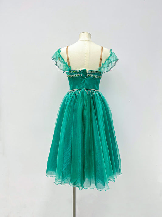 Emerald Jewel Romantic Ballet Dress
