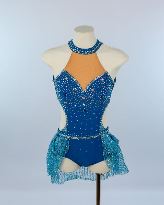 Teal Crystal Lyrical Dress