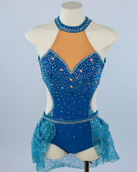 Teal Crystal Lyrical Dress