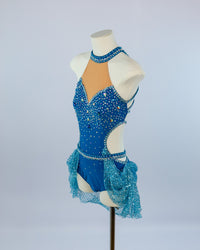 Teal Crystal Lyrical Dress