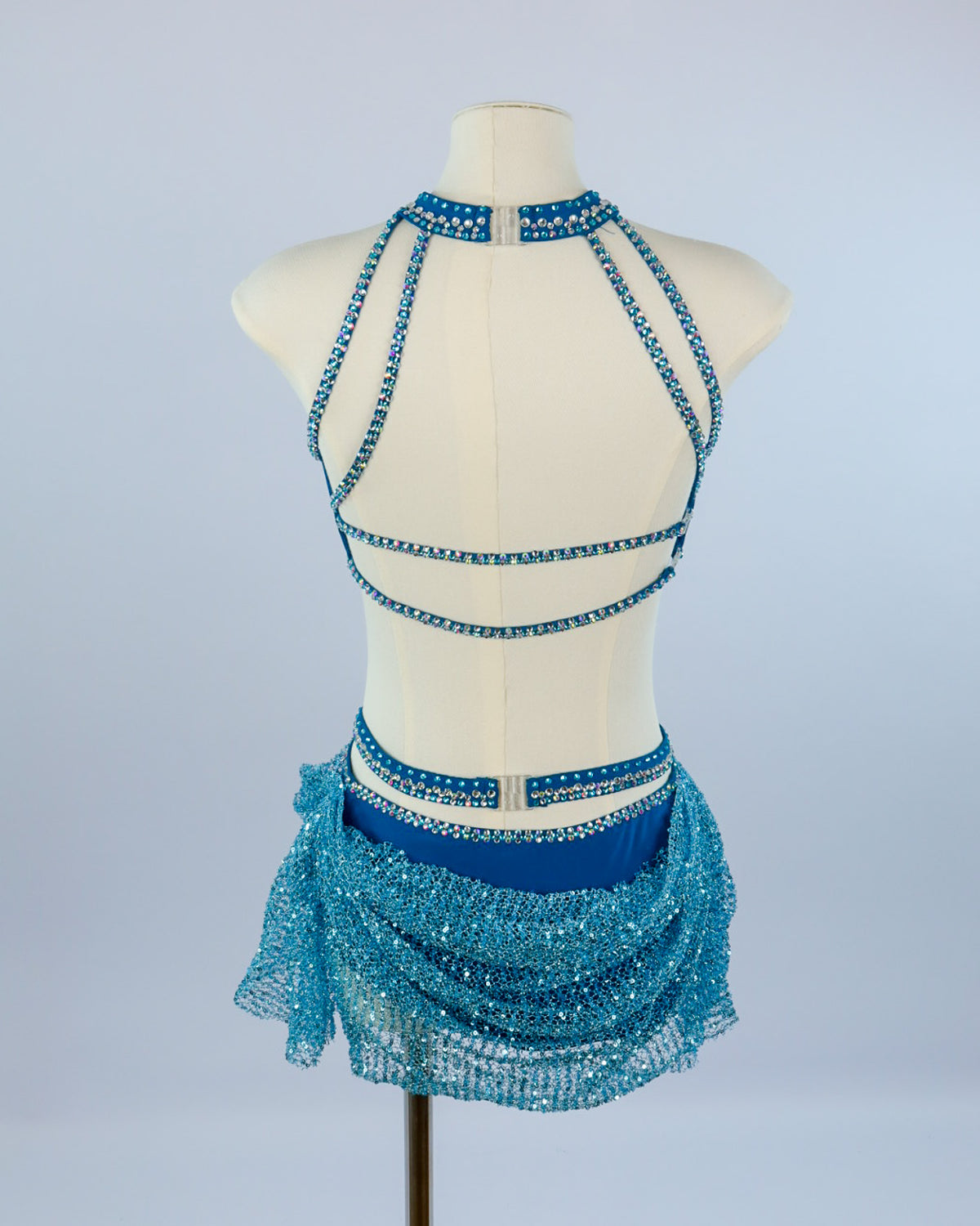 Teal Crystal Lyrical Dress