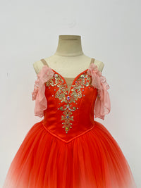 Scarlet Snowfall Romantic Ballet Dress