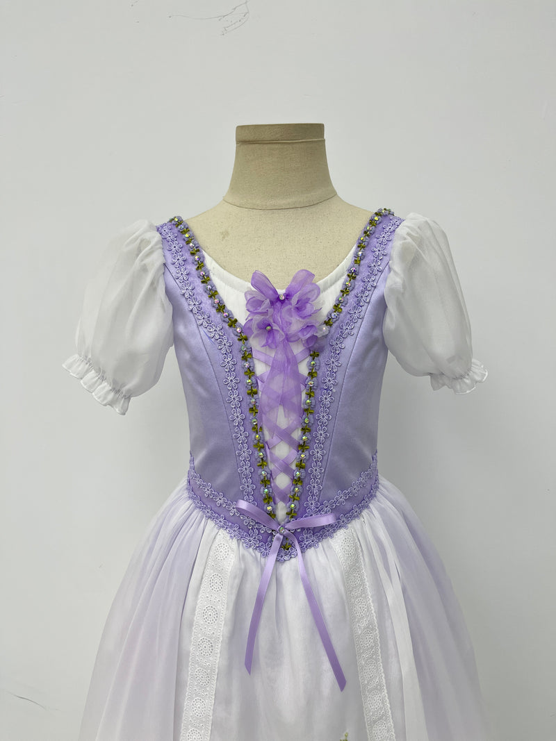 Lavender Village Peasant Ballet Dress
