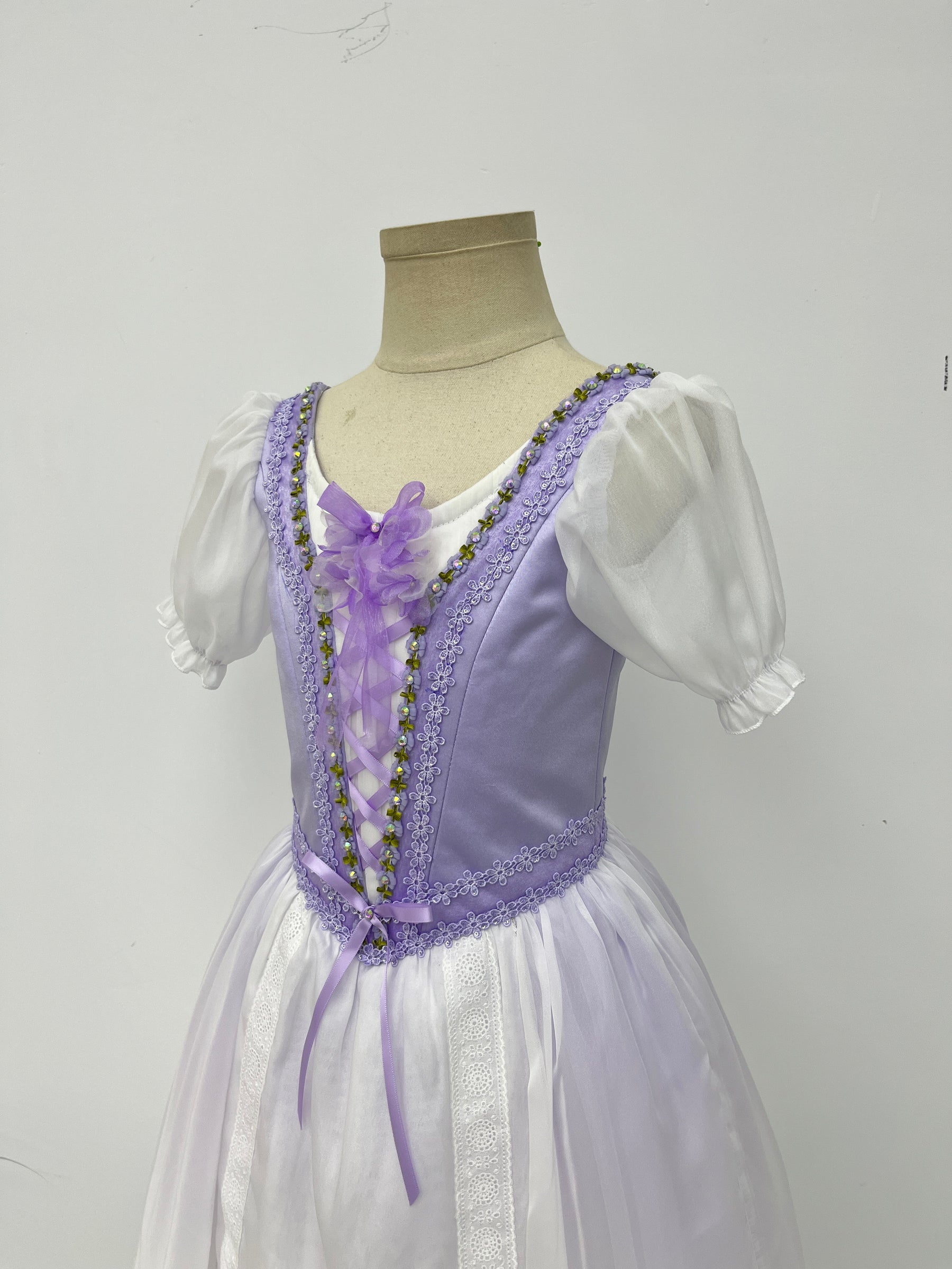 Lavender Village Peasant Ballet Dress