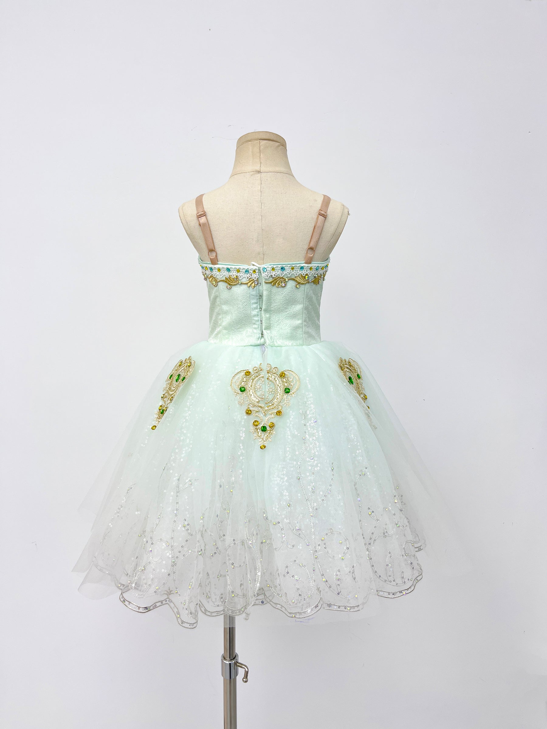 Ivory Emerald Jewel Classical Tutu
