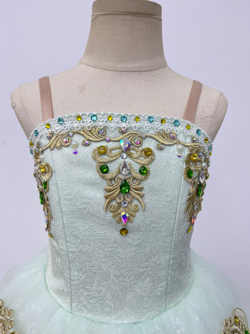 Ivory Emerald Jewel Classical Tutu