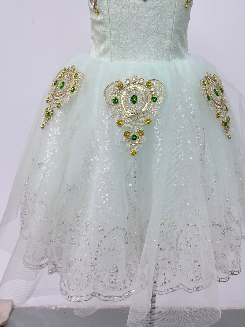 Ivory Emerald Jewel Classical Tutu