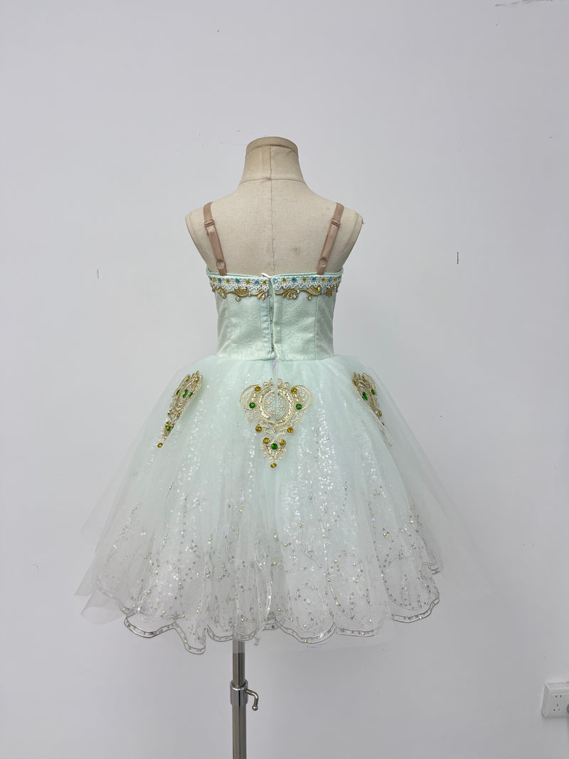 Ivory Emerald Jewel Classical Tutu