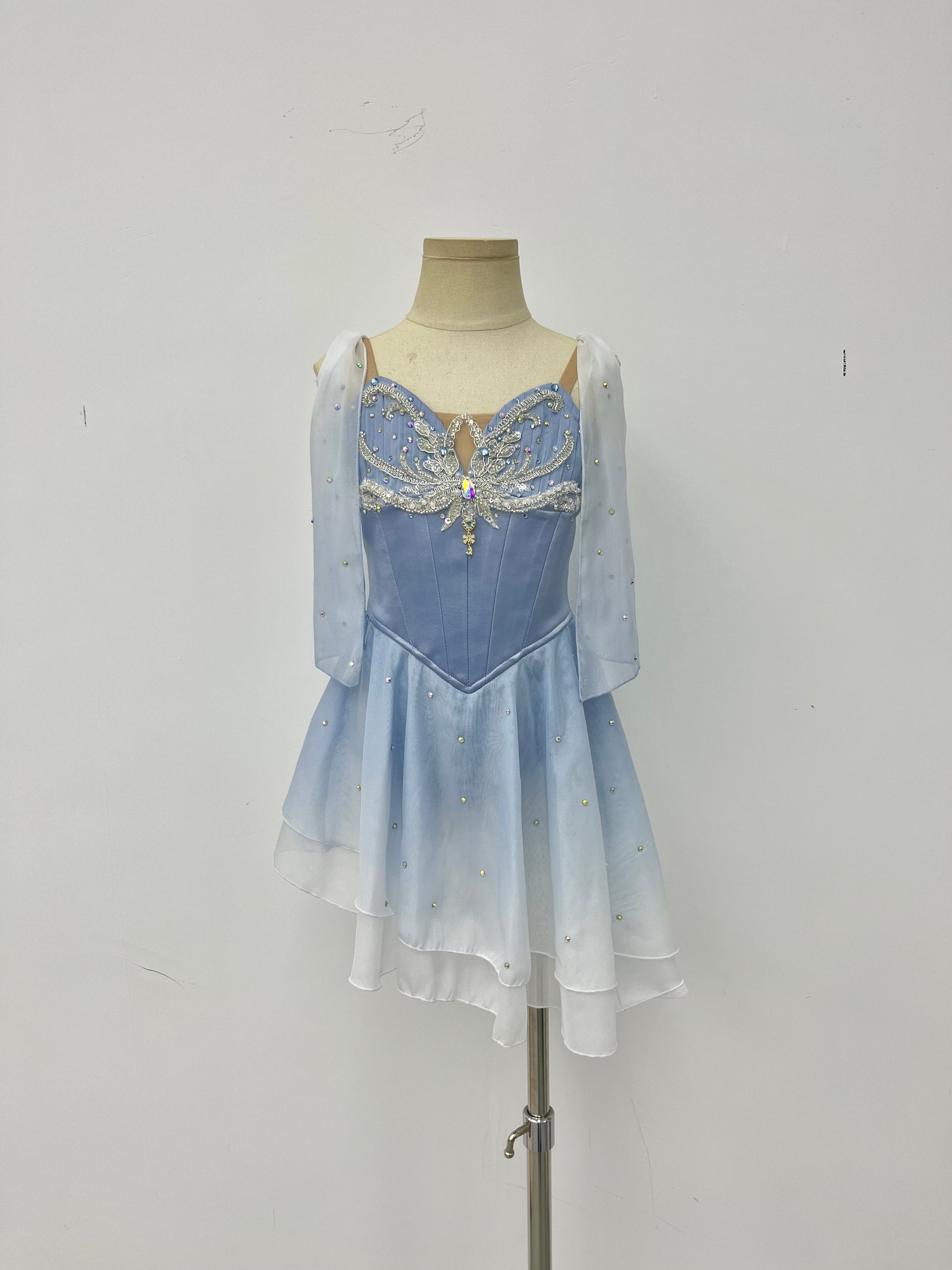 Moonlit Blue Butterfly Lyrical Dress