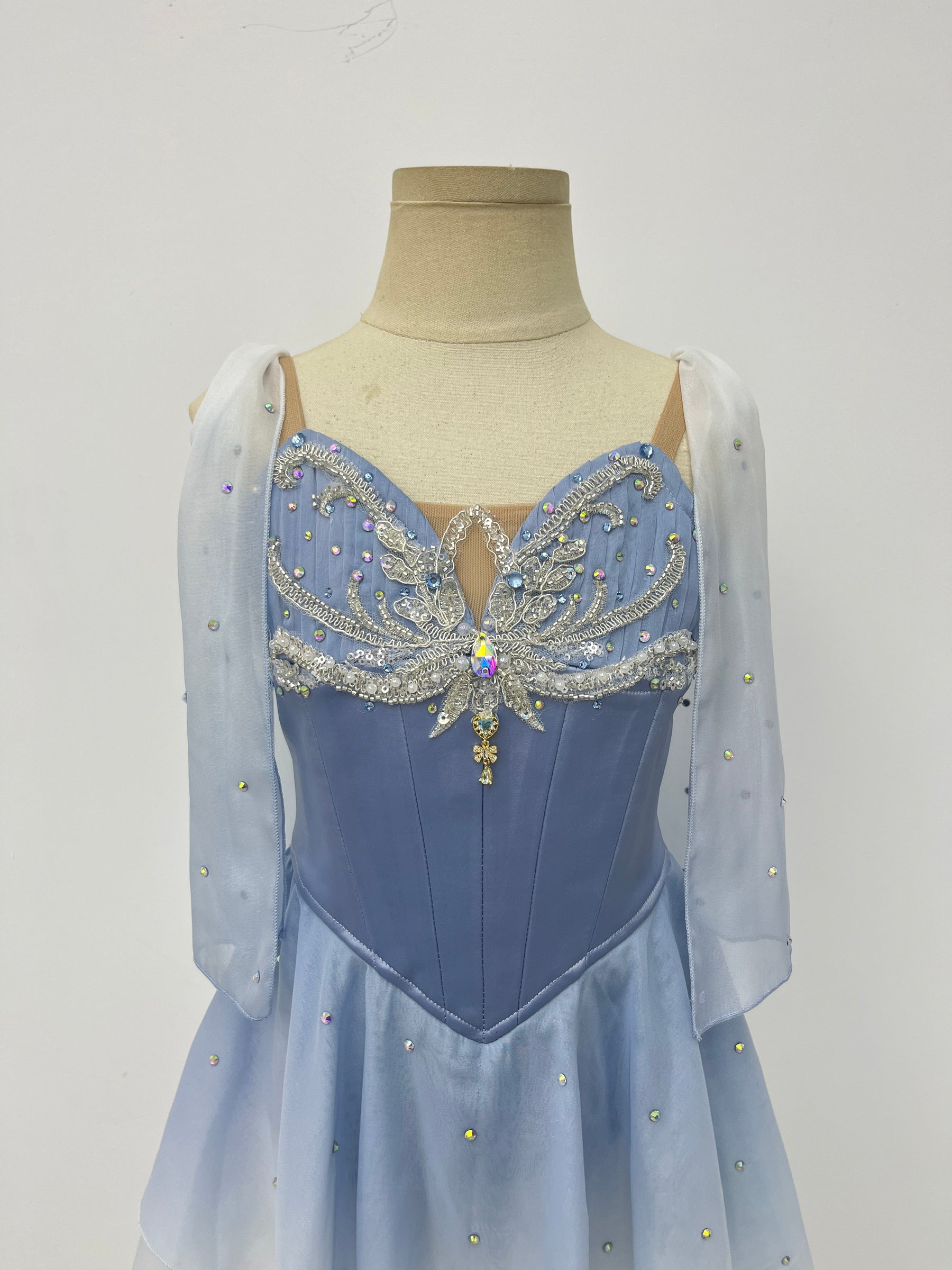 Moonlit Blue Butterfly Lyrical Dress