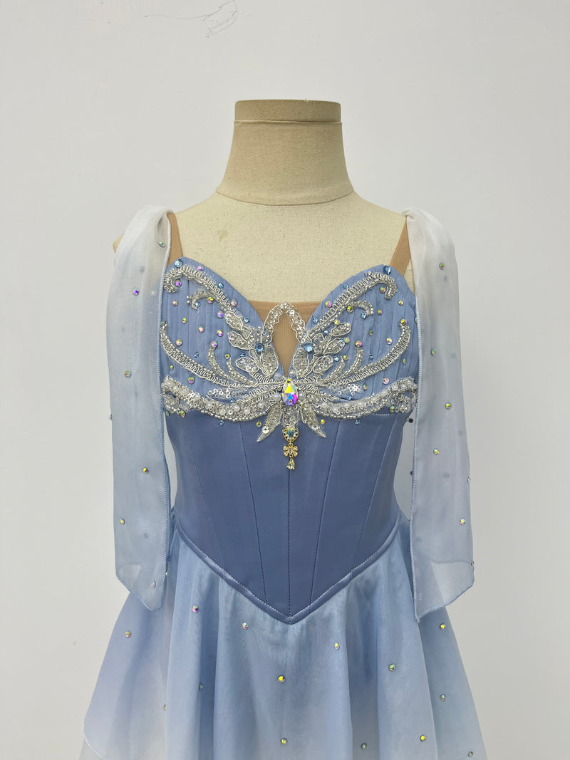 Moonlit Blue Butterfly Lyrical Dress