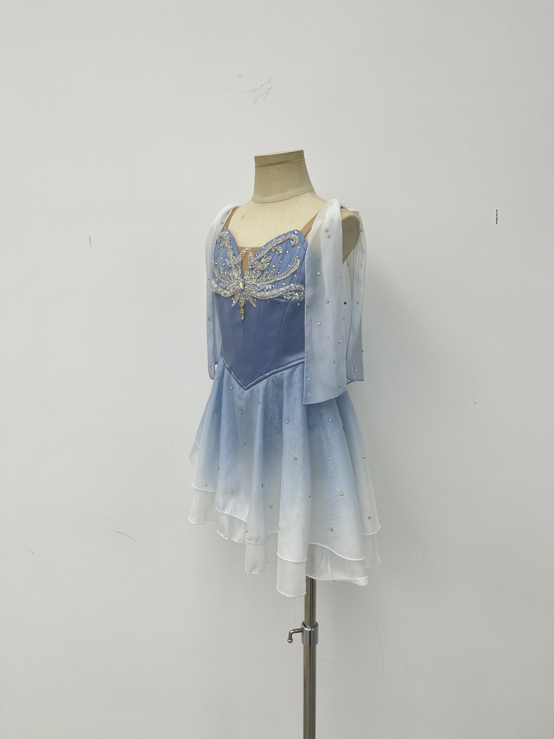 Moonlit Blue Butterfly Lyrical Dress