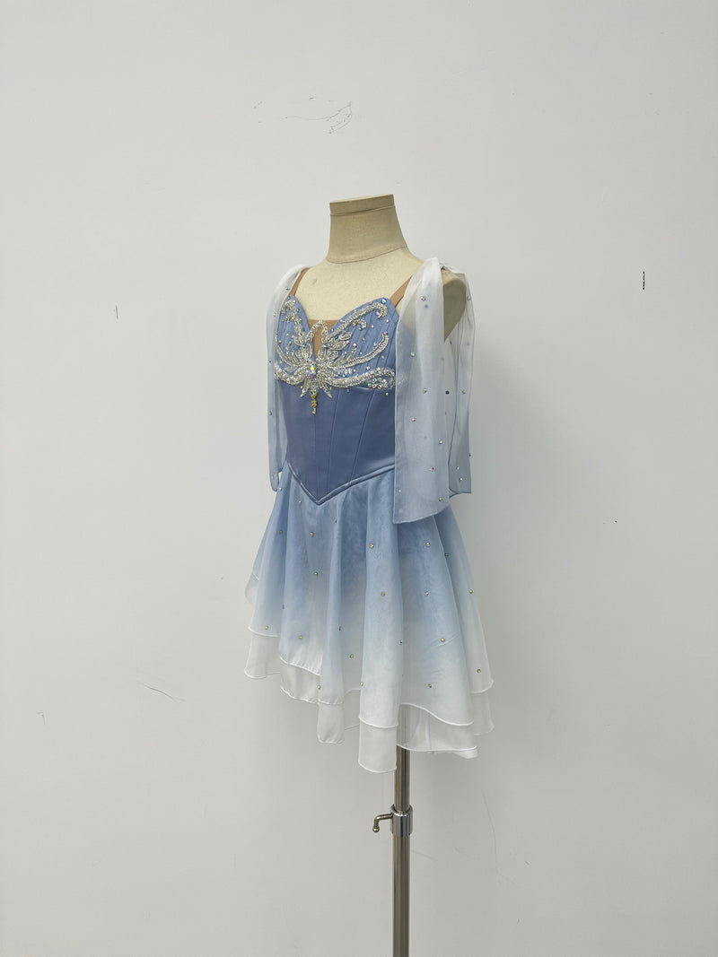 Moonlit Blue Butterfly Lyrical Dress