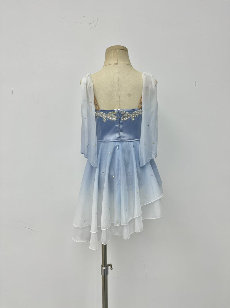 Moonlit Blue Butterfly Lyrical Dress