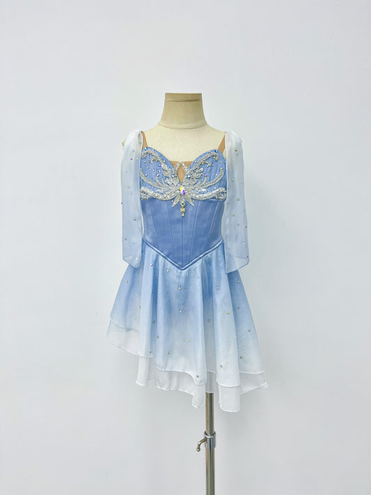 Moonlit Blue Butterfly Lyrical Dress