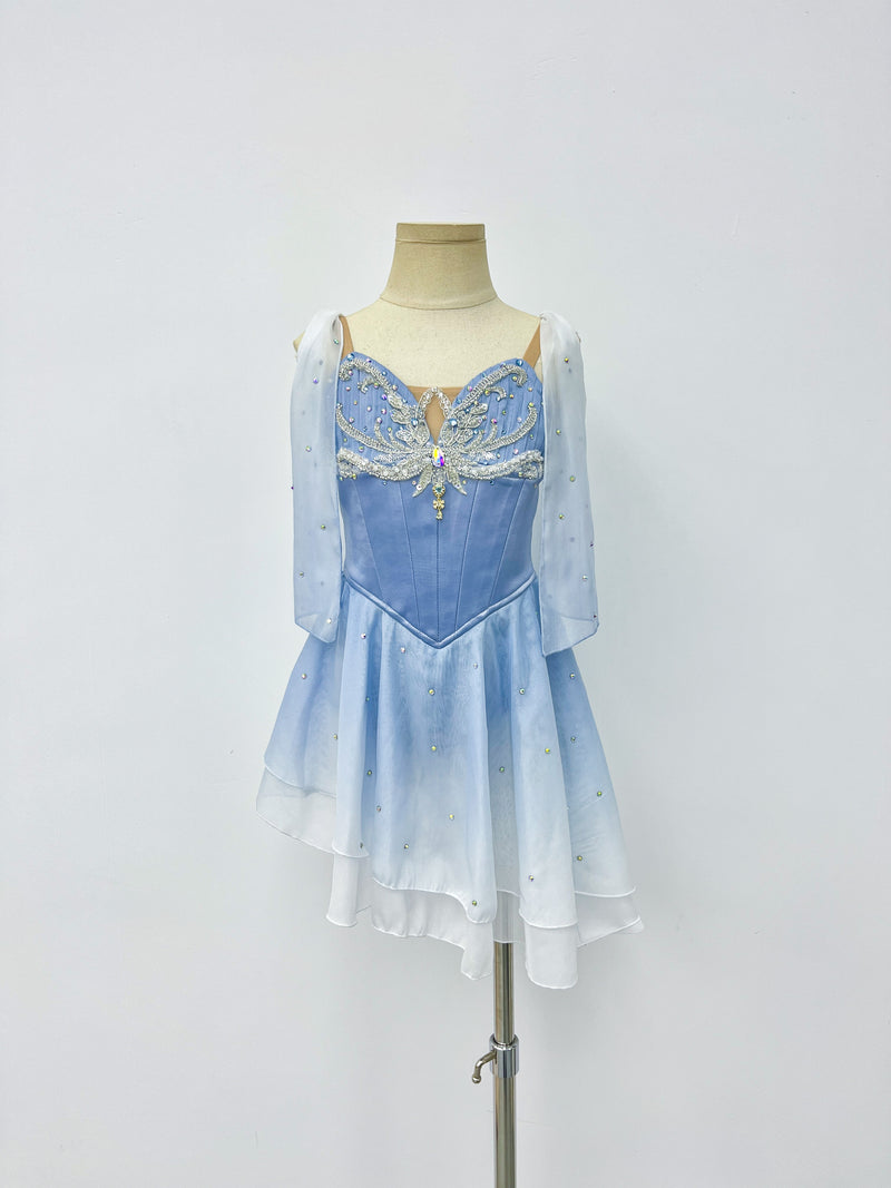 Moonlit Blue Butterfly Lyrical Dress