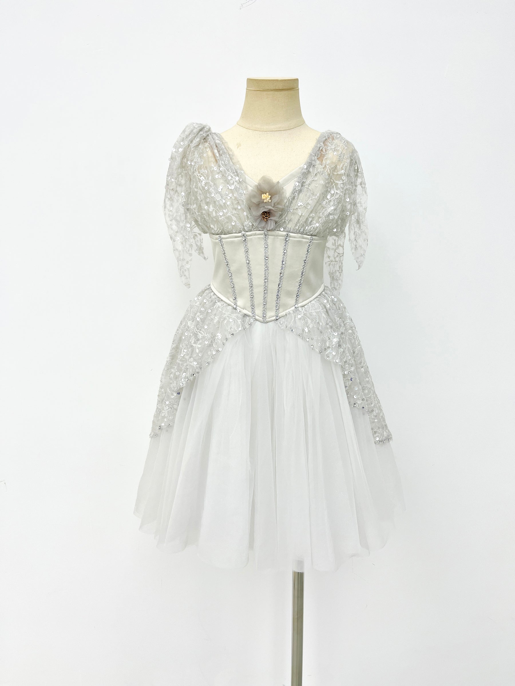 Silver Starlight Romantic Ballet Dress