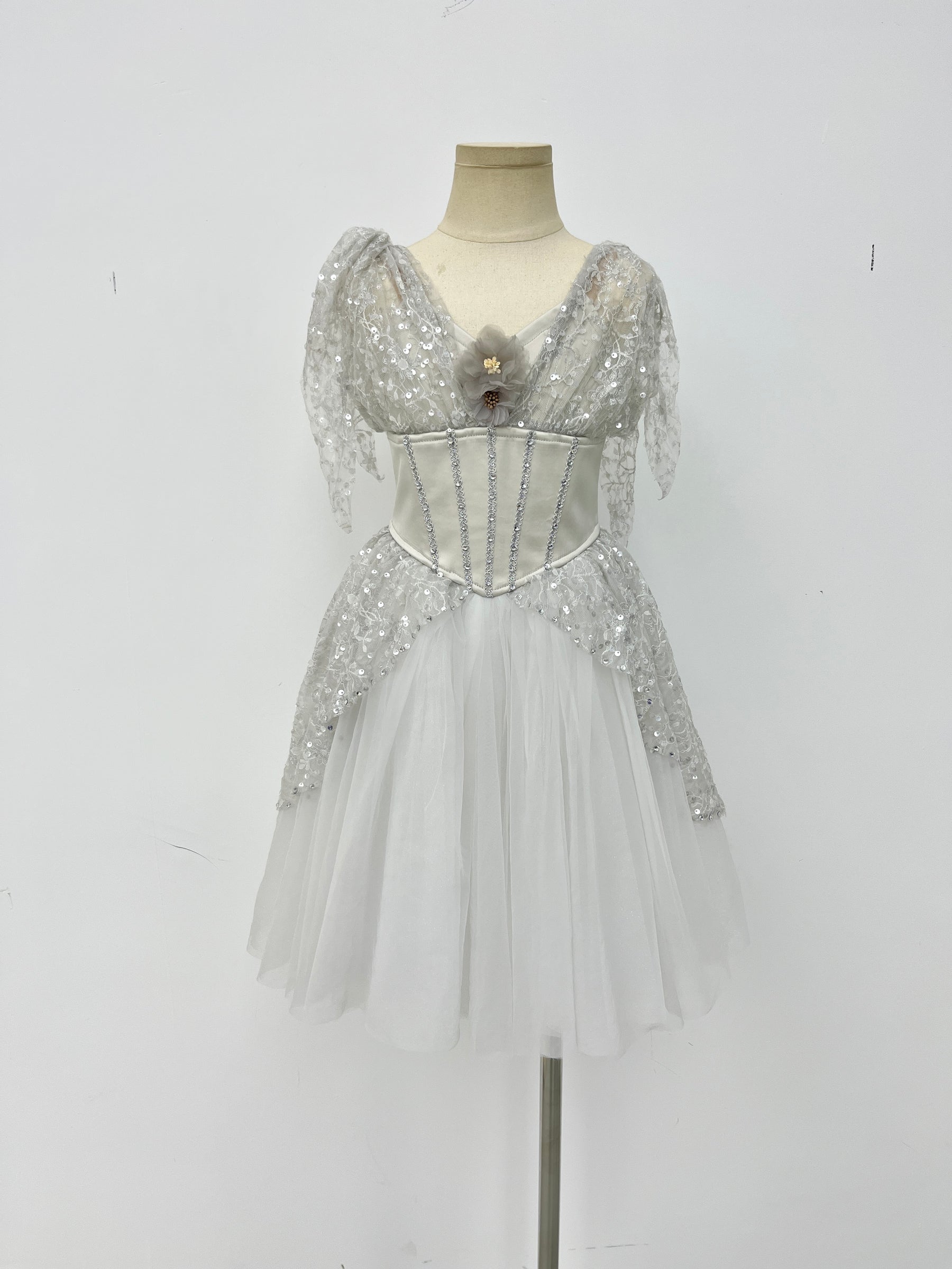 Silver Starlight Romantic Ballet Dress
