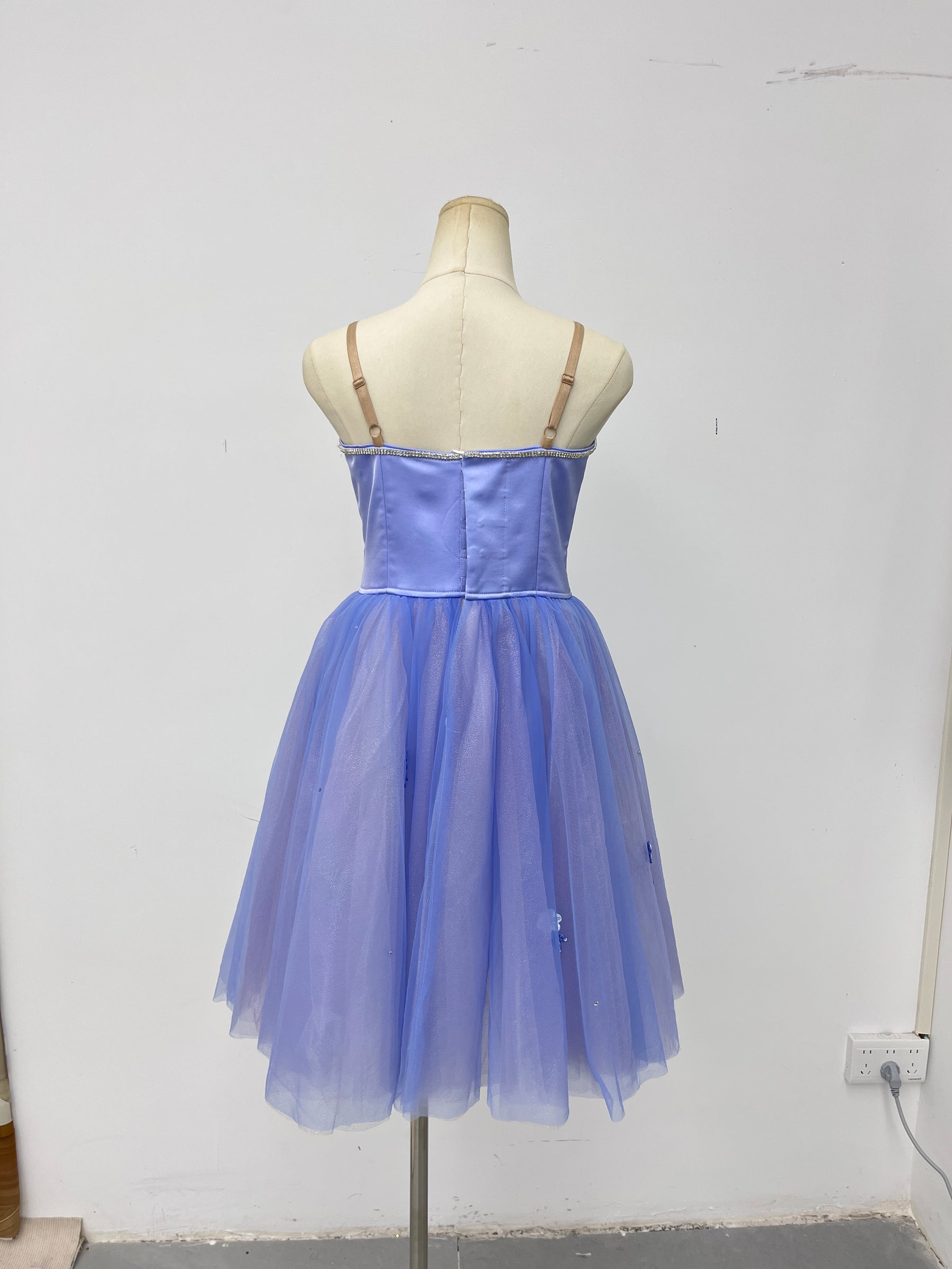 Periwinkle Crystal Lyrical Dress