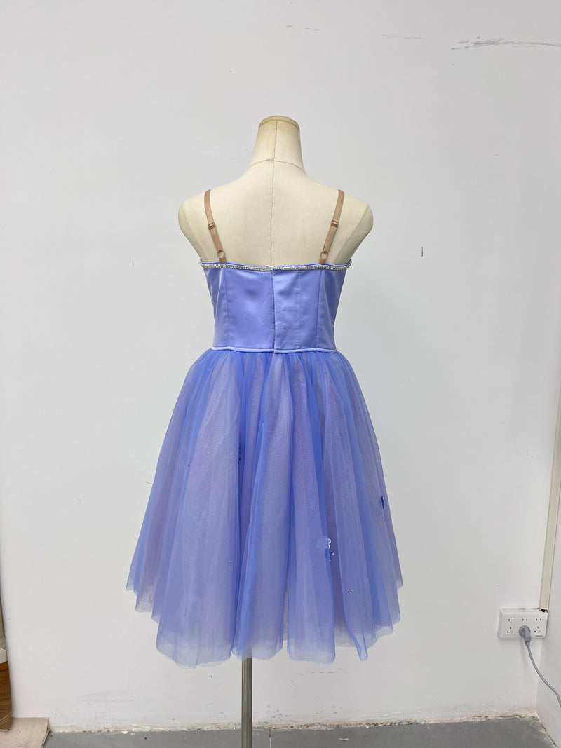 Periwinkle Crystal Lyrical Dress