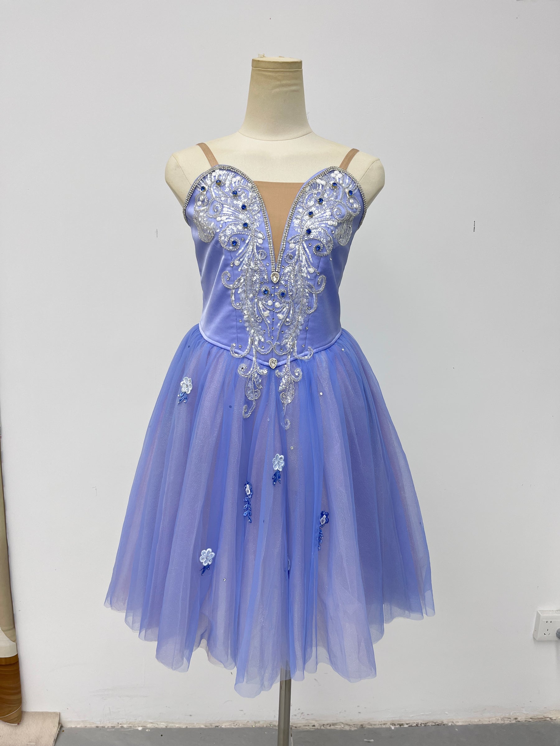 Periwinkle Crystal Lyrical Dress