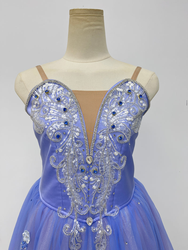 Periwinkle Crystal Lyrical Dress