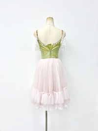 Sage Blush Rose Romantic Ballet Dress