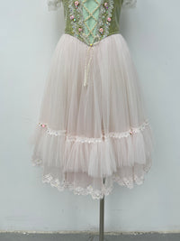 Sage Blush Rose Romantic Ballet Dress