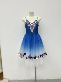 Royal Blue Sailor Ribbon Romantic Ballet Dress