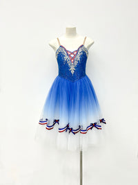 Royal Blue Sailor Ribbon Romantic Ballet Dress