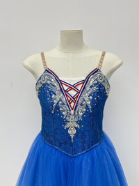 Royal Blue Sailor Ribbon Romantic Ballet Dress