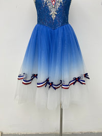 Royal Blue Sailor Ribbon Romantic Ballet Dress