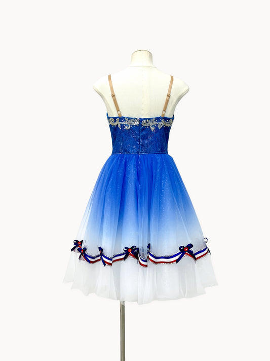 Royal Blue Sailor Ribbon Romantic Ballet Dress