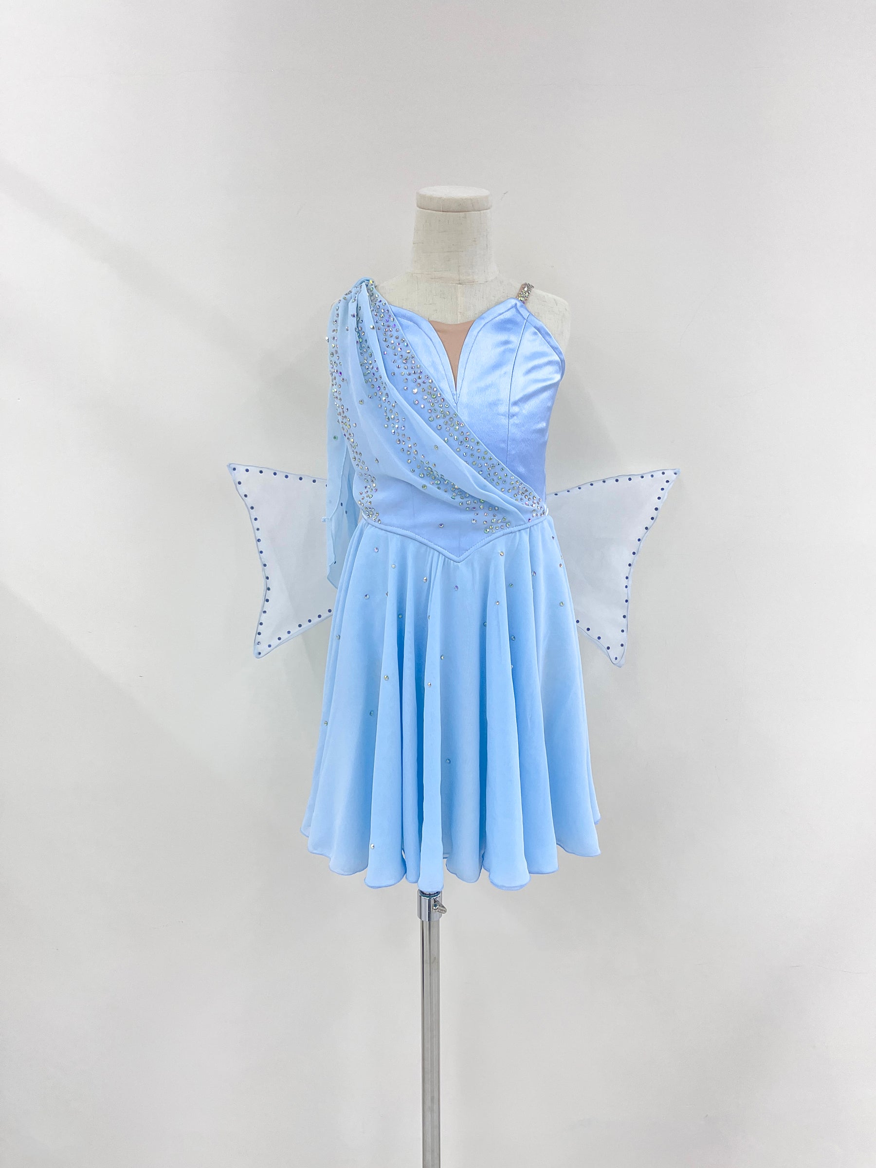Ice Blue Butterfly Lyrical Dress