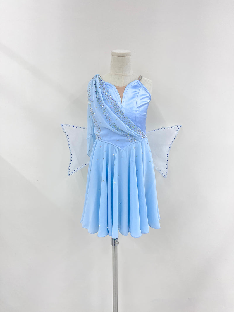 Ice Blue Butterfly Lyrical Dress