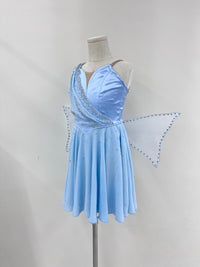 Ice Blue Butterfly Lyrical Dress