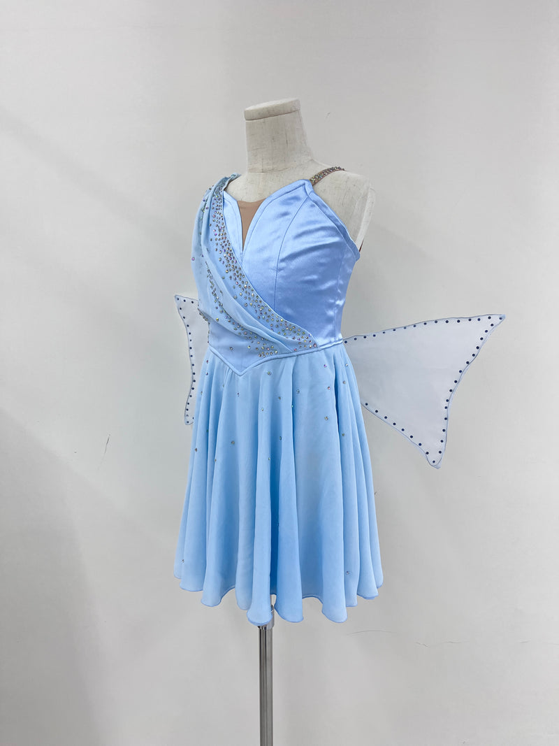 Ice Blue Butterfly Lyrical Dress