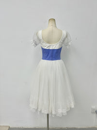 Royal Blue Village Peasant Ballet Dress