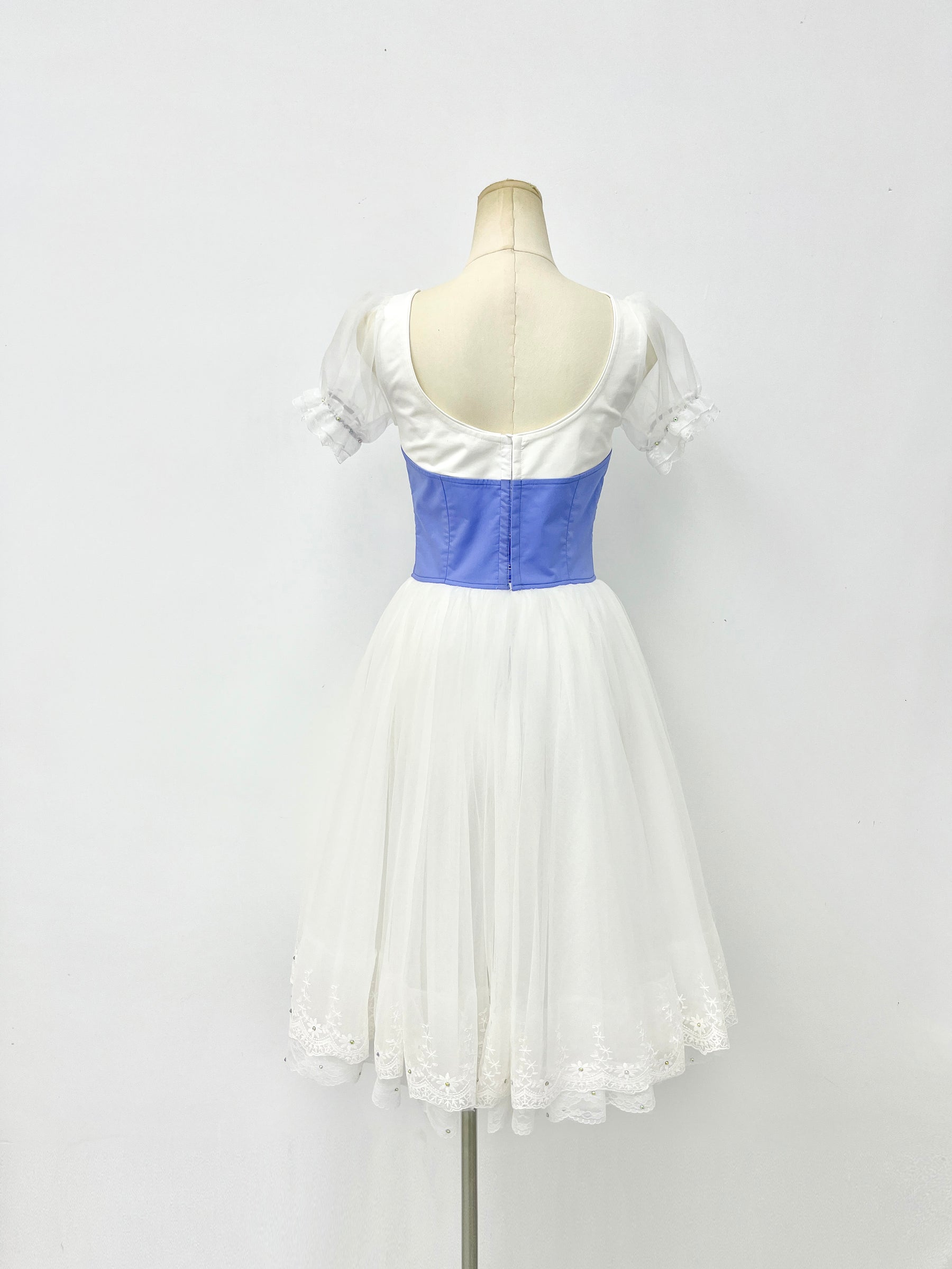 Royal Blue Village Peasant Ballet Dress