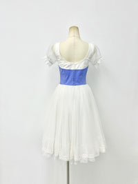 Royal Blue Village Peasant Ballet Dress