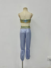 Lavender Gold Arabian Two-Piece Costume