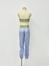 Lavender Gold Arabian Two-Piece Costume
