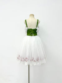 Forest Green Peasant Ballet Dress