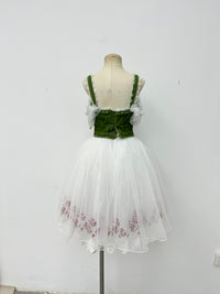 Forest Green Peasant Ballet Dress