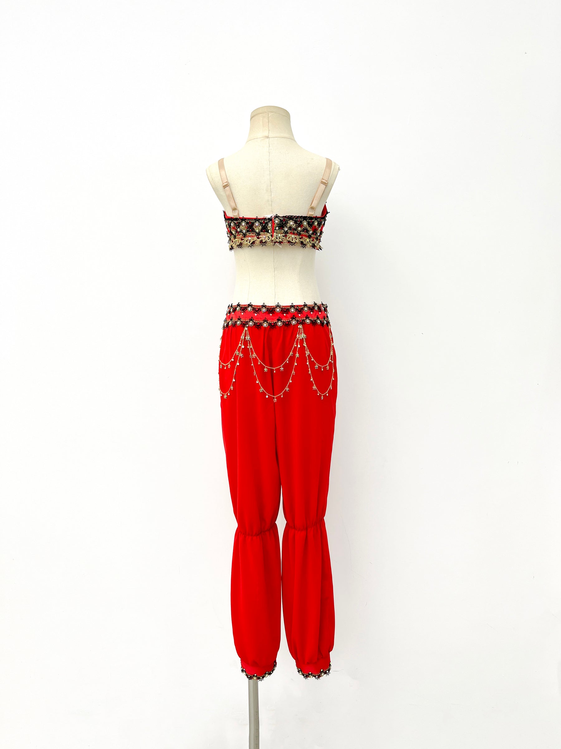 Ruby Arabian Two-Piece Dance Costume