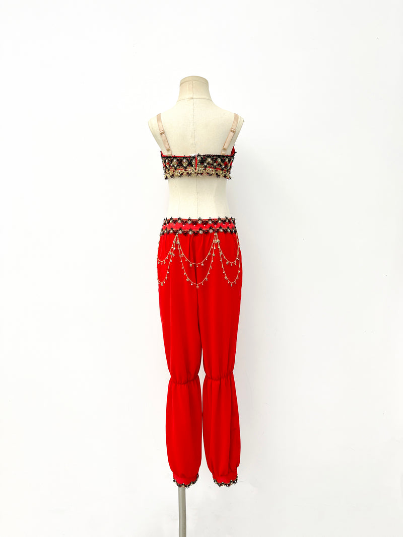 Ruby Arabian Two-Piece Dance Costume