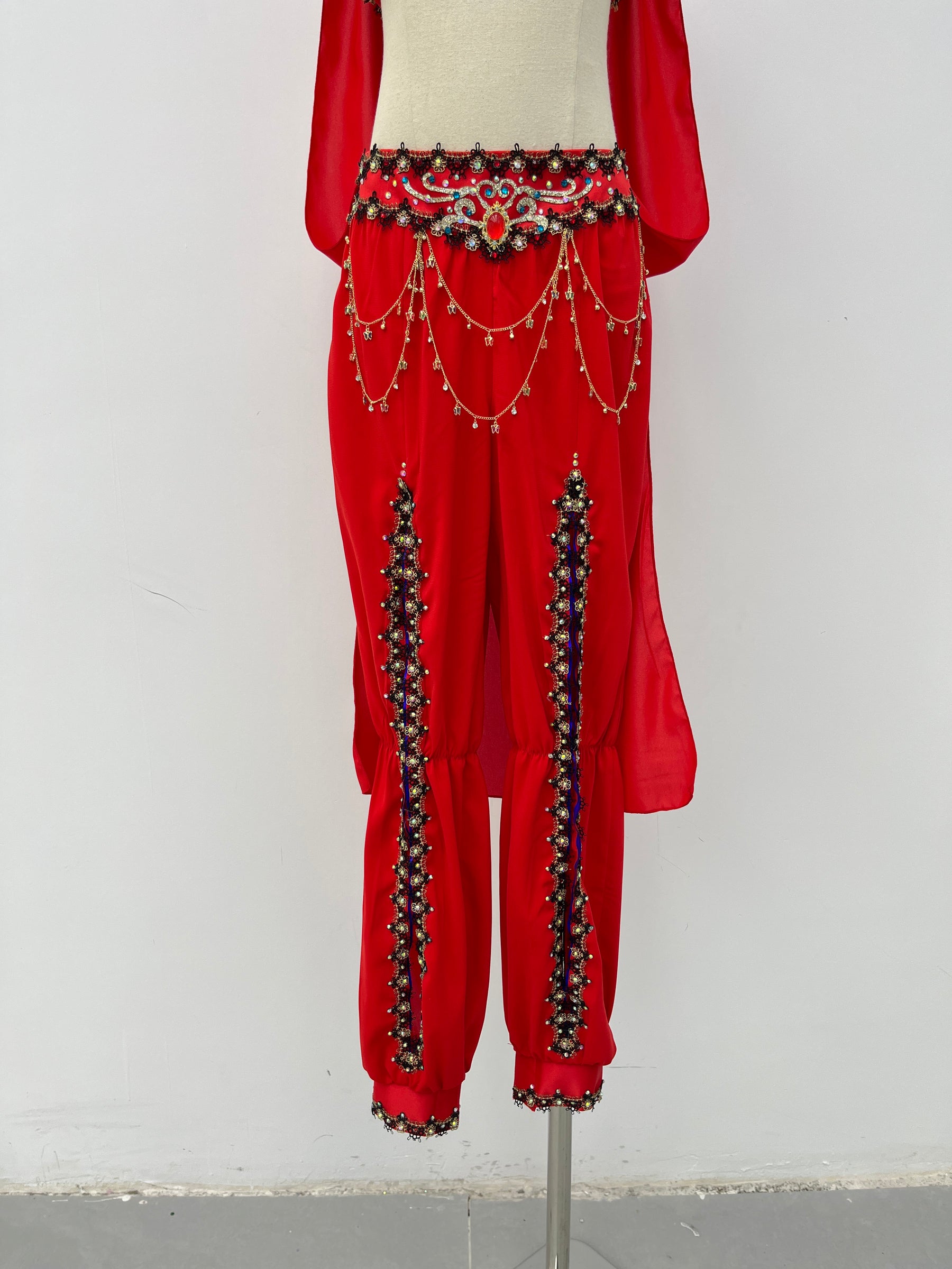 Ruby Arabian Two-Piece Dance Costume